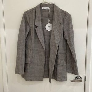 NWT Plaid Blazer